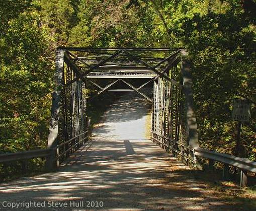 Falls Fork iron bridge