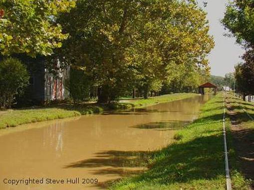 Aqueduct & canal at Metamora Indiana