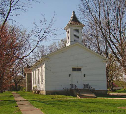 Old Methodist Church in Greenfield Indiana, Formerly in Philadelphia Indiana