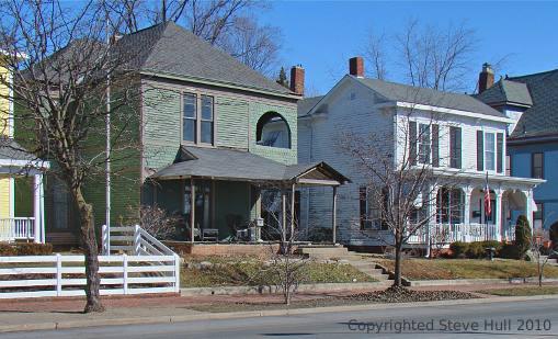 Old houses in Greenfield Indiana