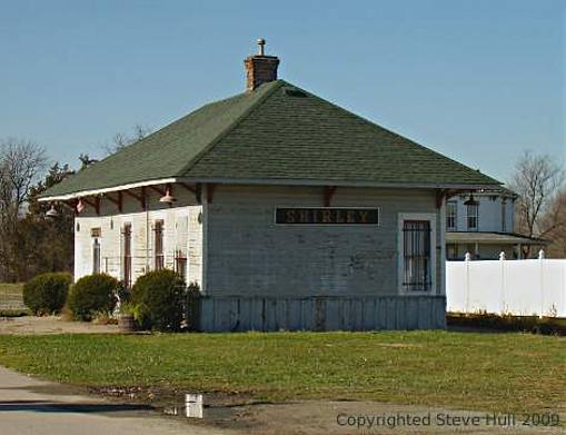 Shirley Indiana railroad depot