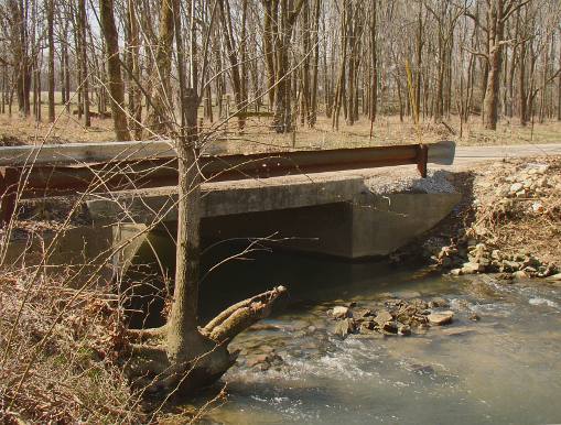 Small rural bridge