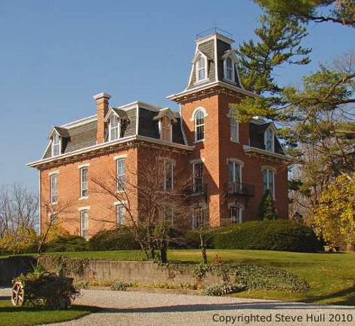 French Second Empire Mansion in Knightstown Indiana