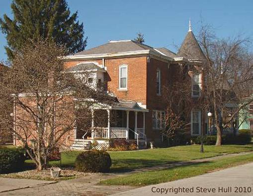 Italianate house in Knightstown Indiana