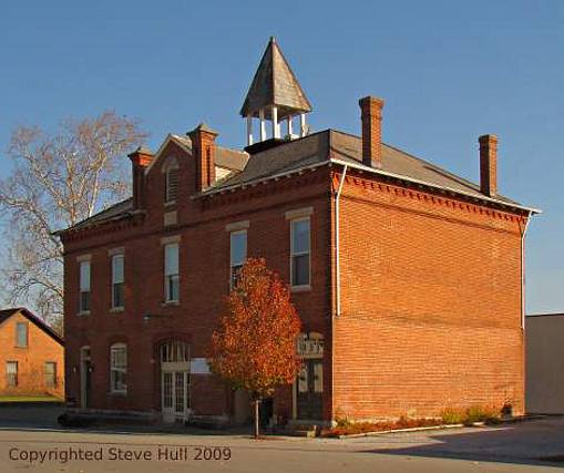 Old town hall in Knightstown Indiana
