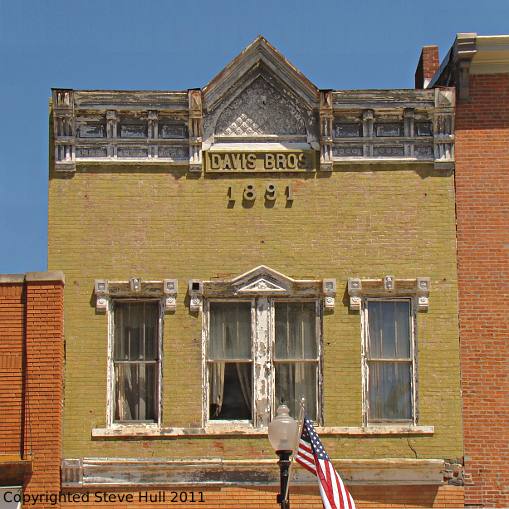 Davis Brothers Building on the Winchester Indiana Courthouse Square