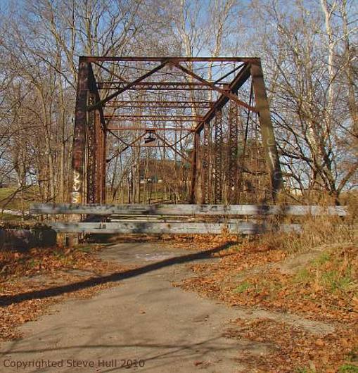Abandoned iron bridge