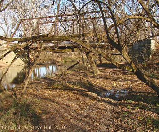 Old abandoned iron bridge