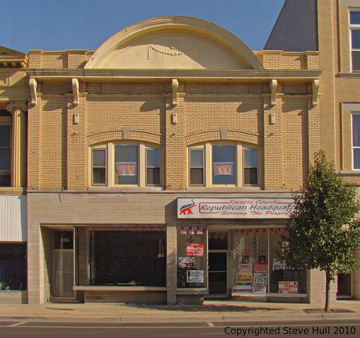 Old building on North Central Avenue in Connersville Indiana